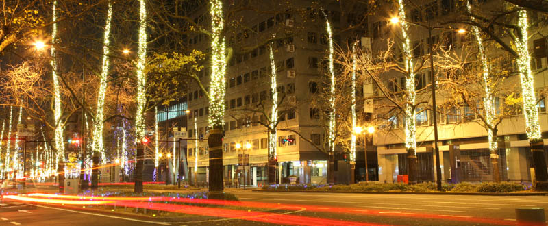 御堂筋イルミネーション(地方会会場前にて撮影)