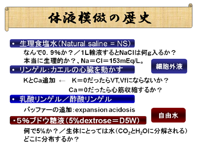 体液模倣の歴史