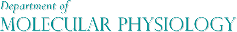Department of 

MOLECULAR Physiology